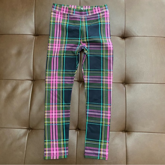Crewcuts Kids Leggings - Star Print, Plaid, and Red w/Bows 7 - Picture 9 of 11